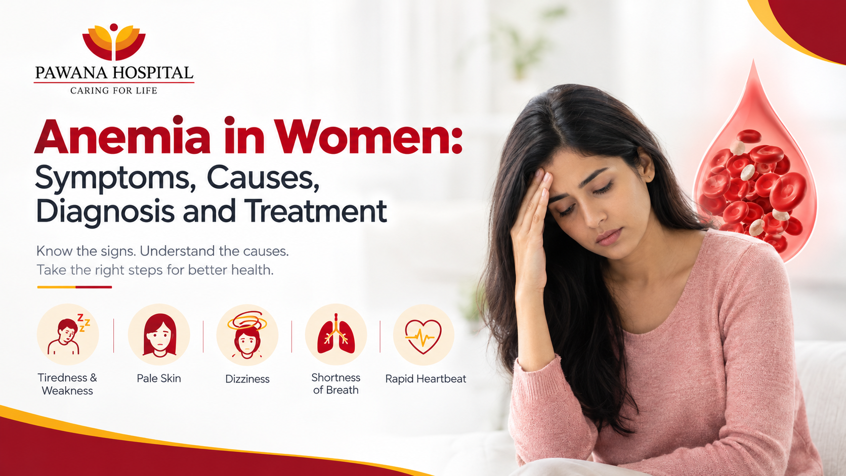 Anemia in women: symptoms, causes, diagnosis and treatment | Pawana Hospital